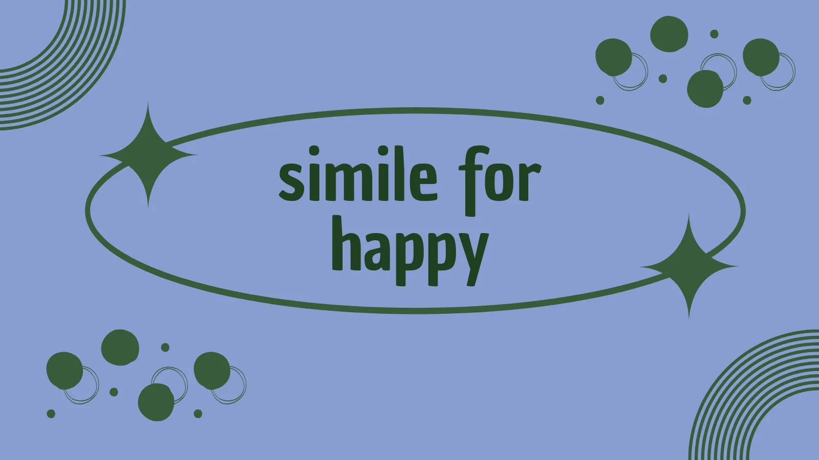 Simile for Happy