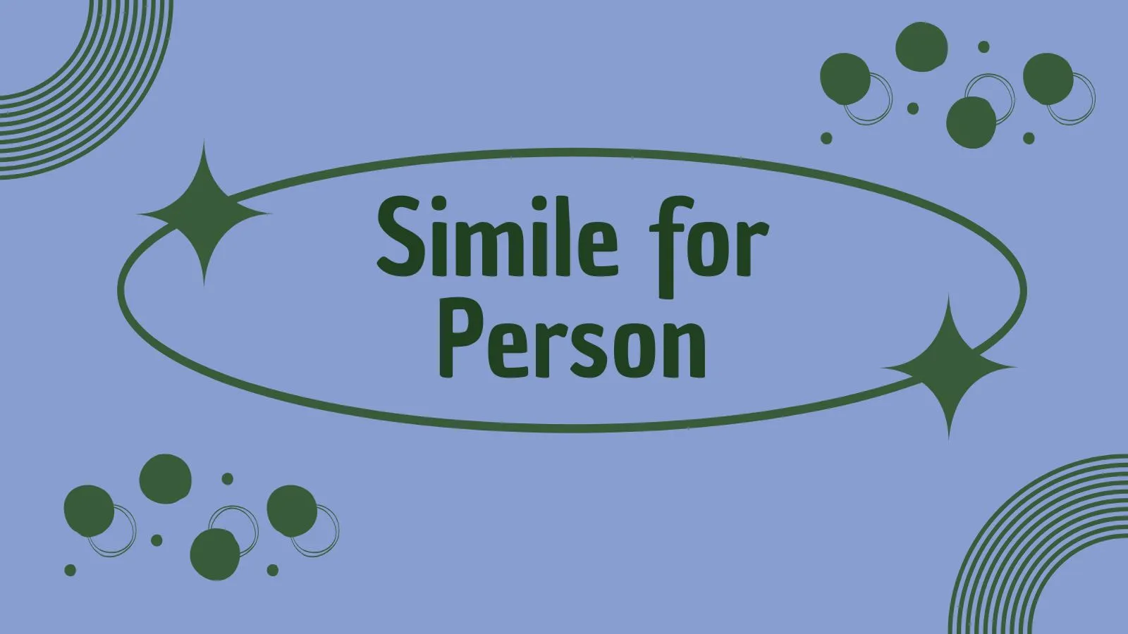 Simile for Person