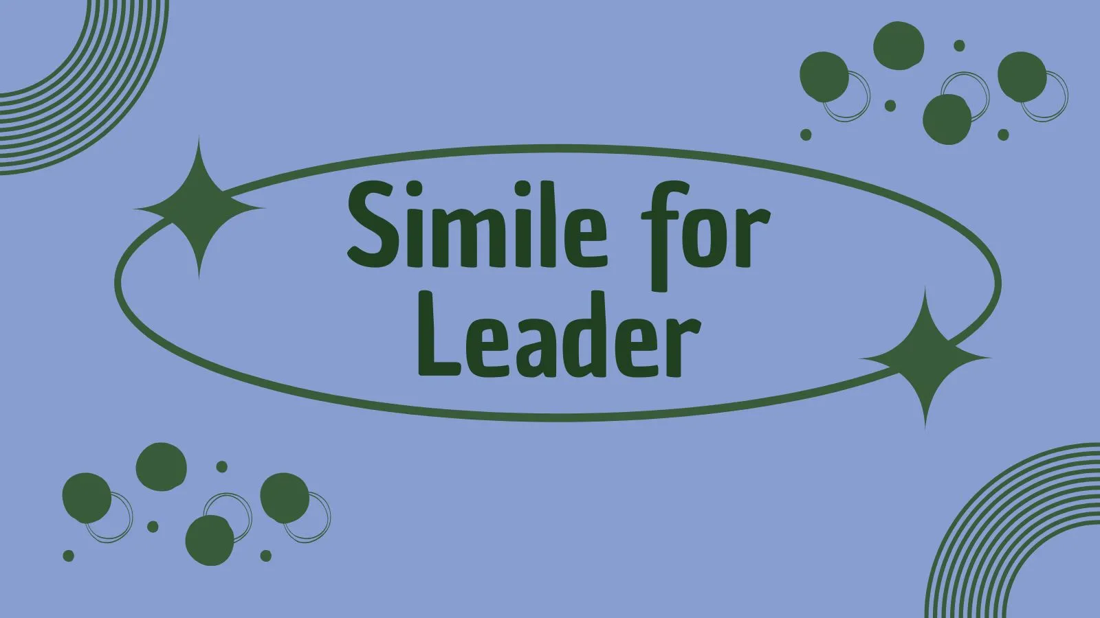 Simile for Leader