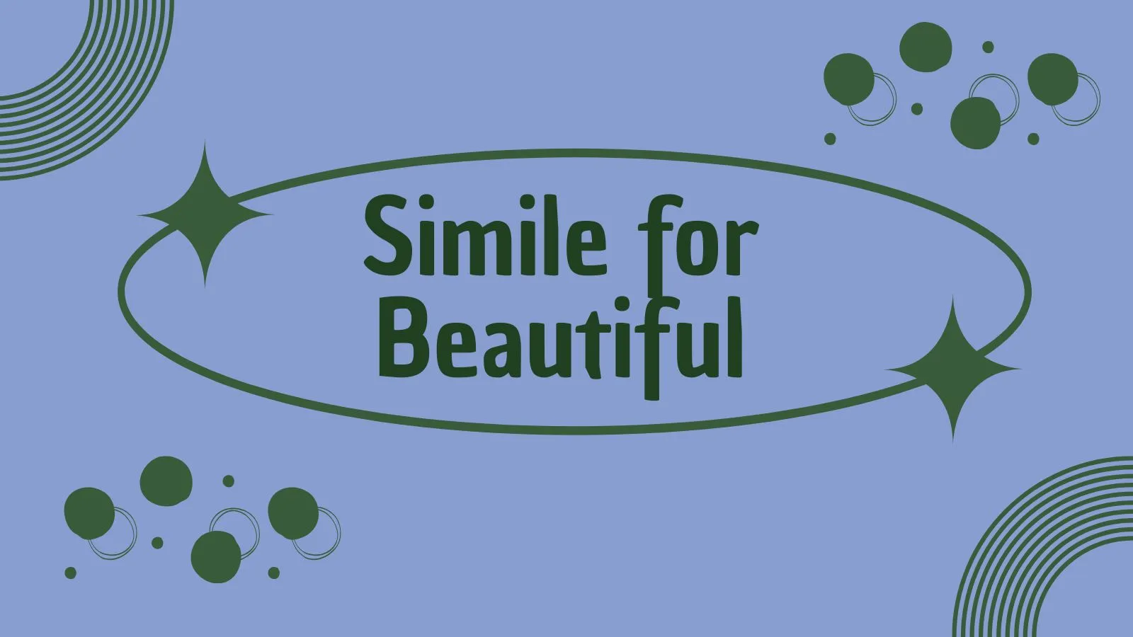 Simile for Beautiful