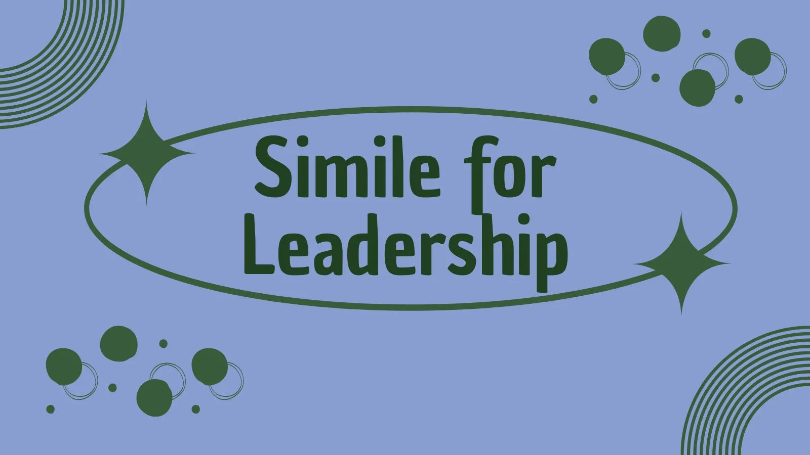 Simile for Leadership