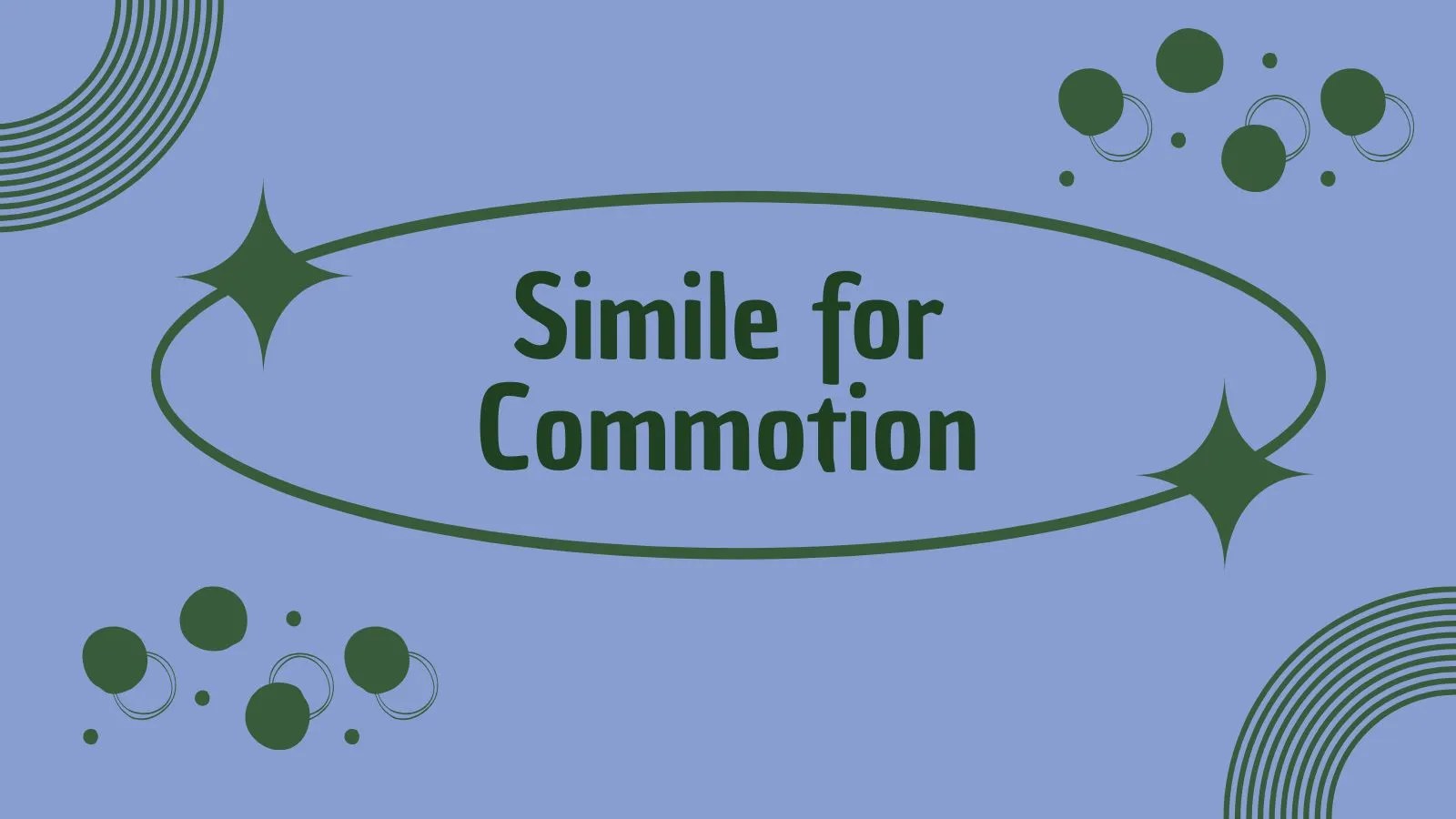 Simile for Commotion