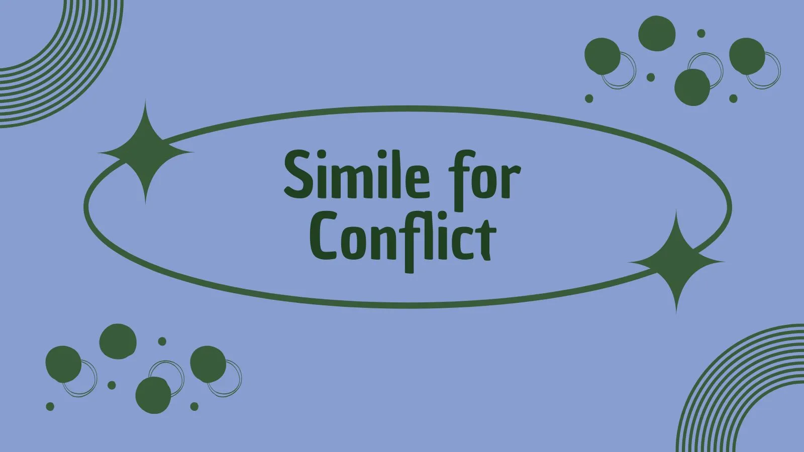 Simile for Conflict