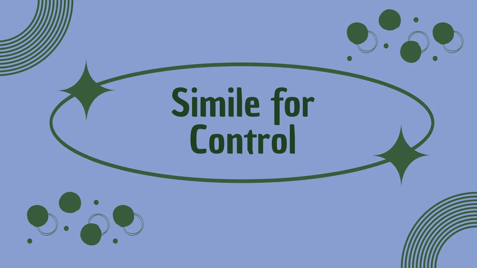 Simile for Control