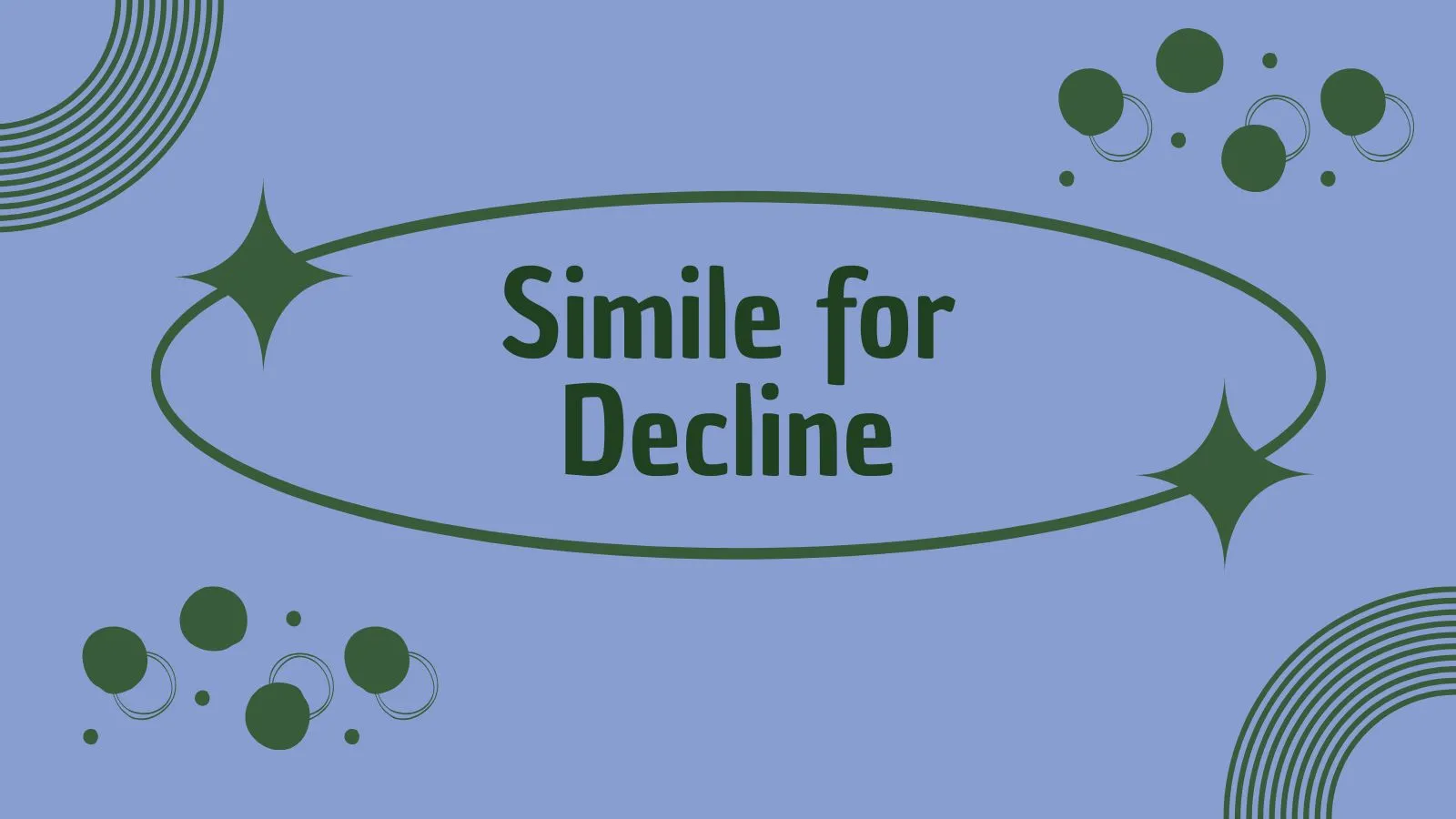 Simile for Decline