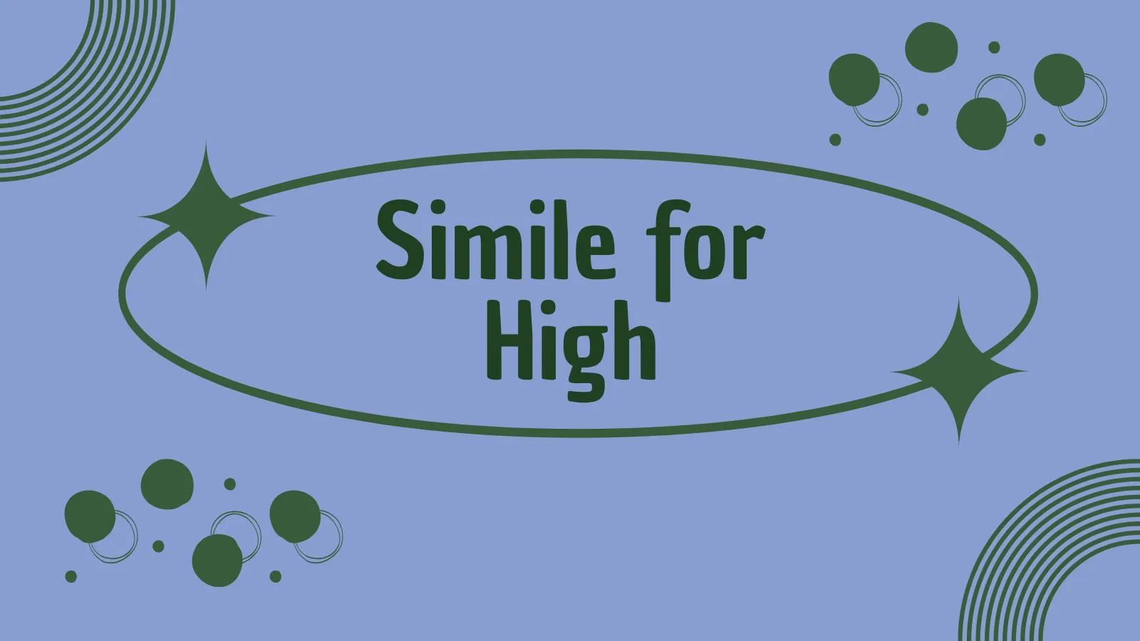 Simile for High