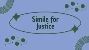 Simile for Justice