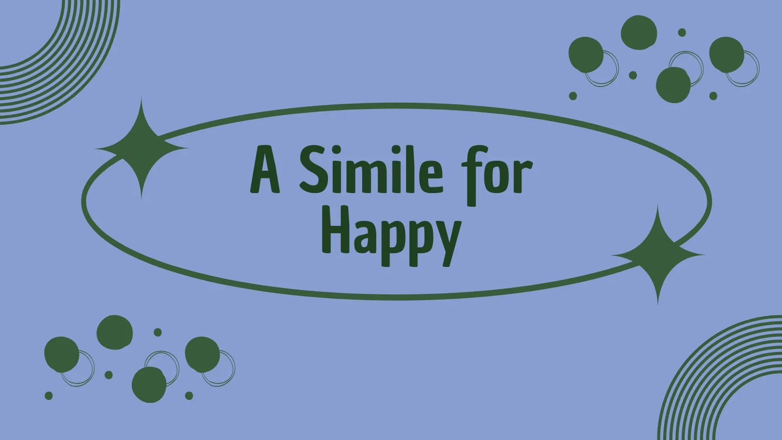 A Simile for Happy
