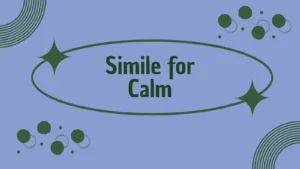 Simile for Calm