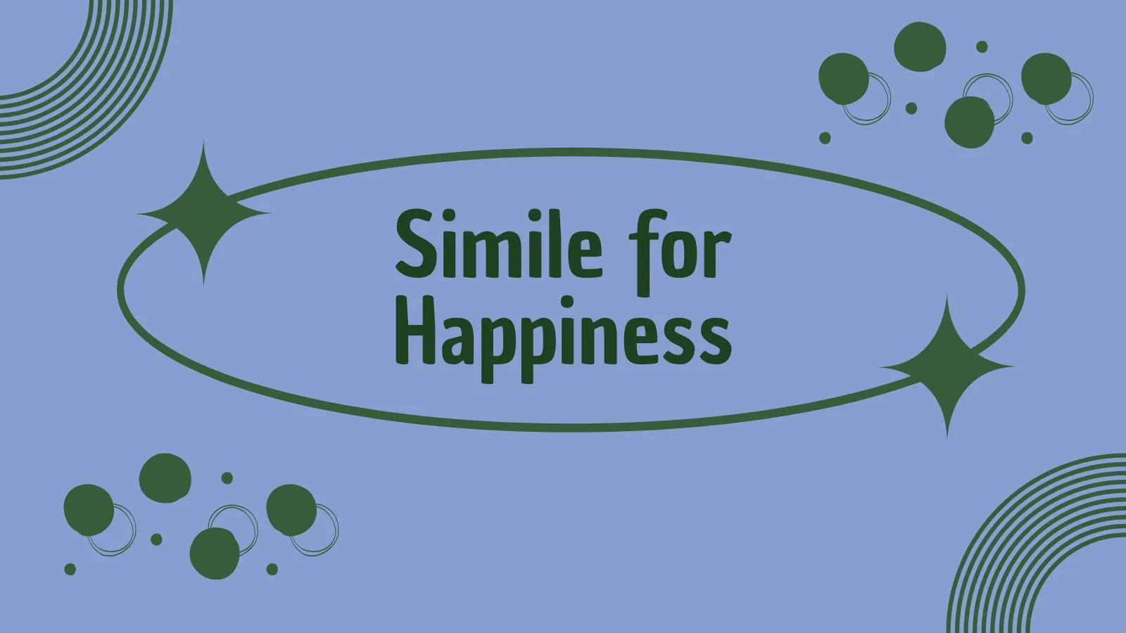 Simile for Happiness