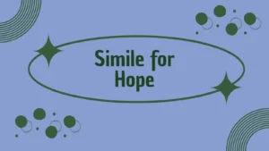 Simile for Hope