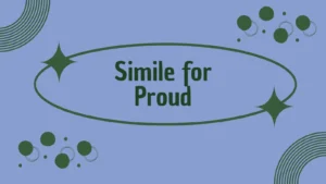 Simile for Proud
