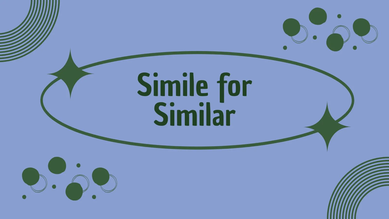 Simile for Similar